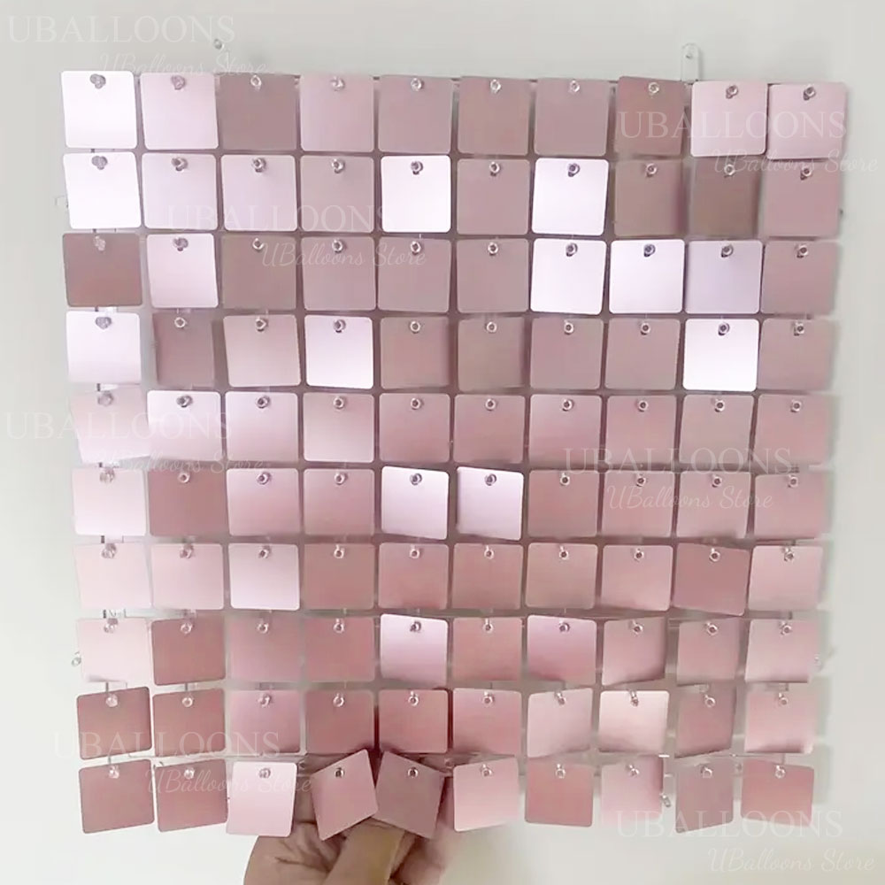 6-24pcs Panel Latar Belakang M - Sequin Fabric Panel ulasan dan harga