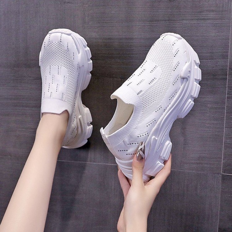 Sepatu Kasual Olahraga Wanita  - Crystal Mesh Fabric ulasan dan harga