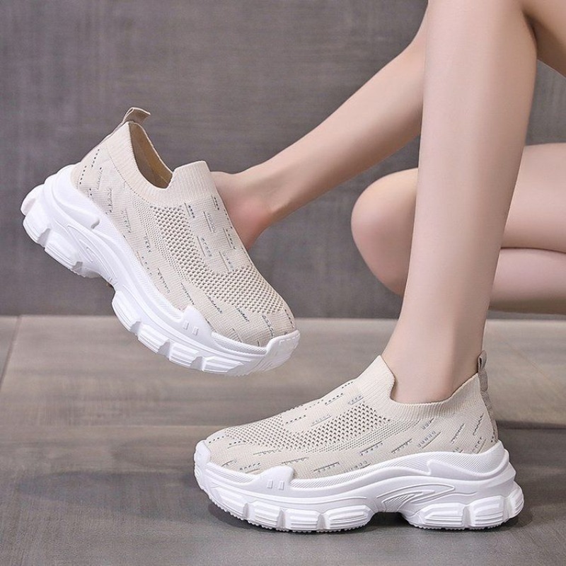 Sepatu Kasual Olahraga Wanita  - Crystal Mesh Fabric ulasan dan harga