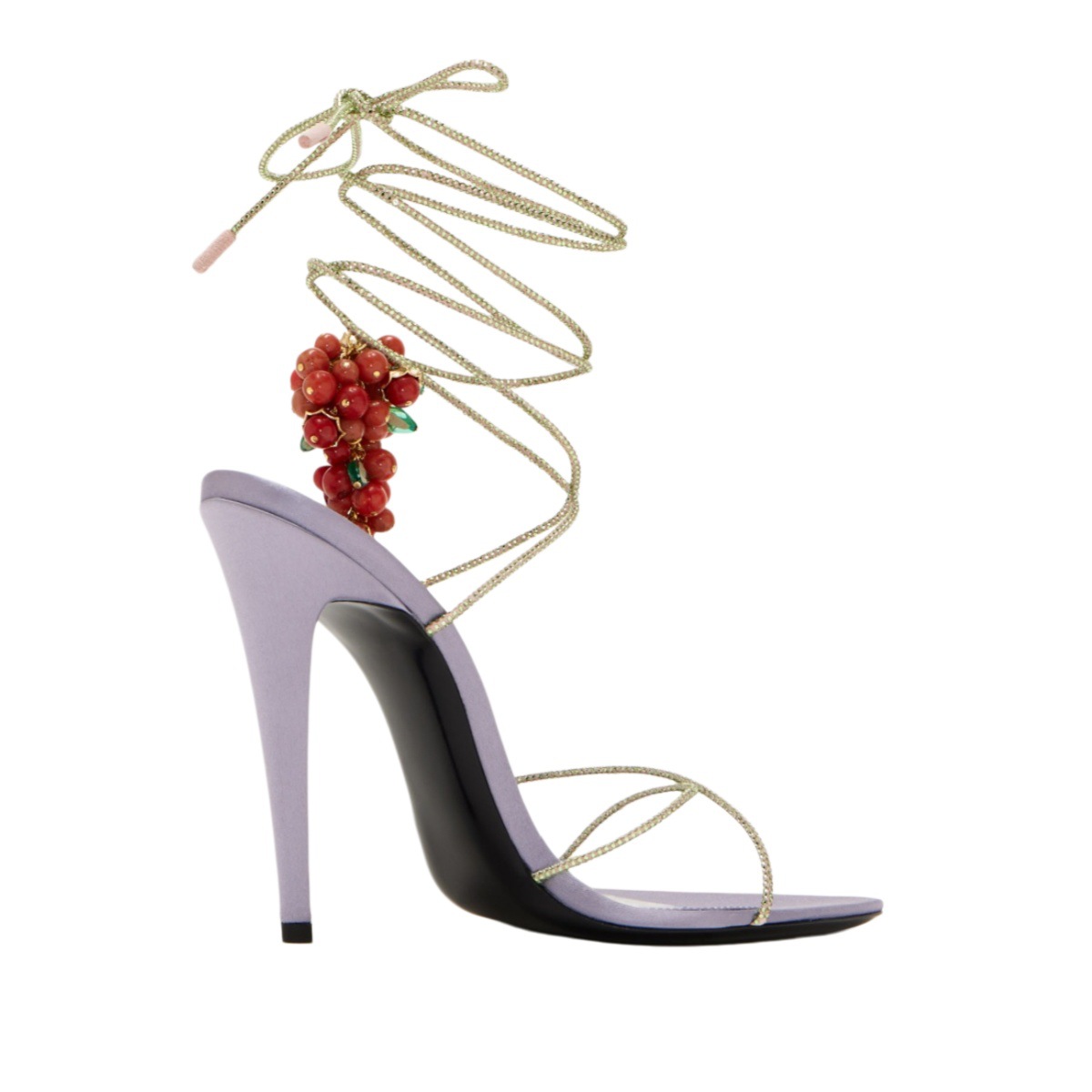 Sandal Stiletto Wanita 3D Hias - Sew On Rhinestone ulasan dan harga