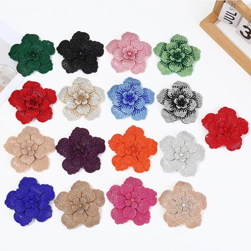 1 buah Patch Bunga Kamelia Tig - Craft Embellishments ulasan dan harga