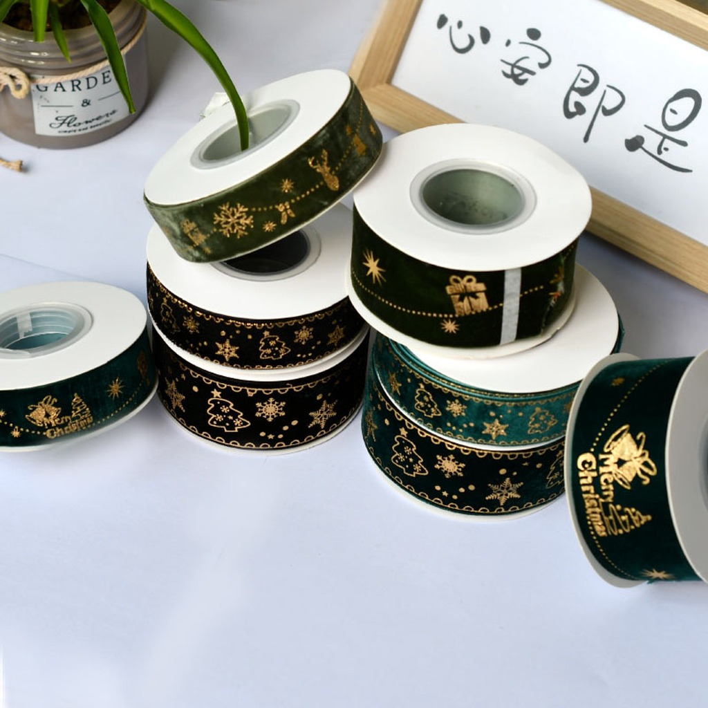 5 Yard/Roll 2.5cm Pita Beludru - Velvet Ribbon Roll ulasan dan harga