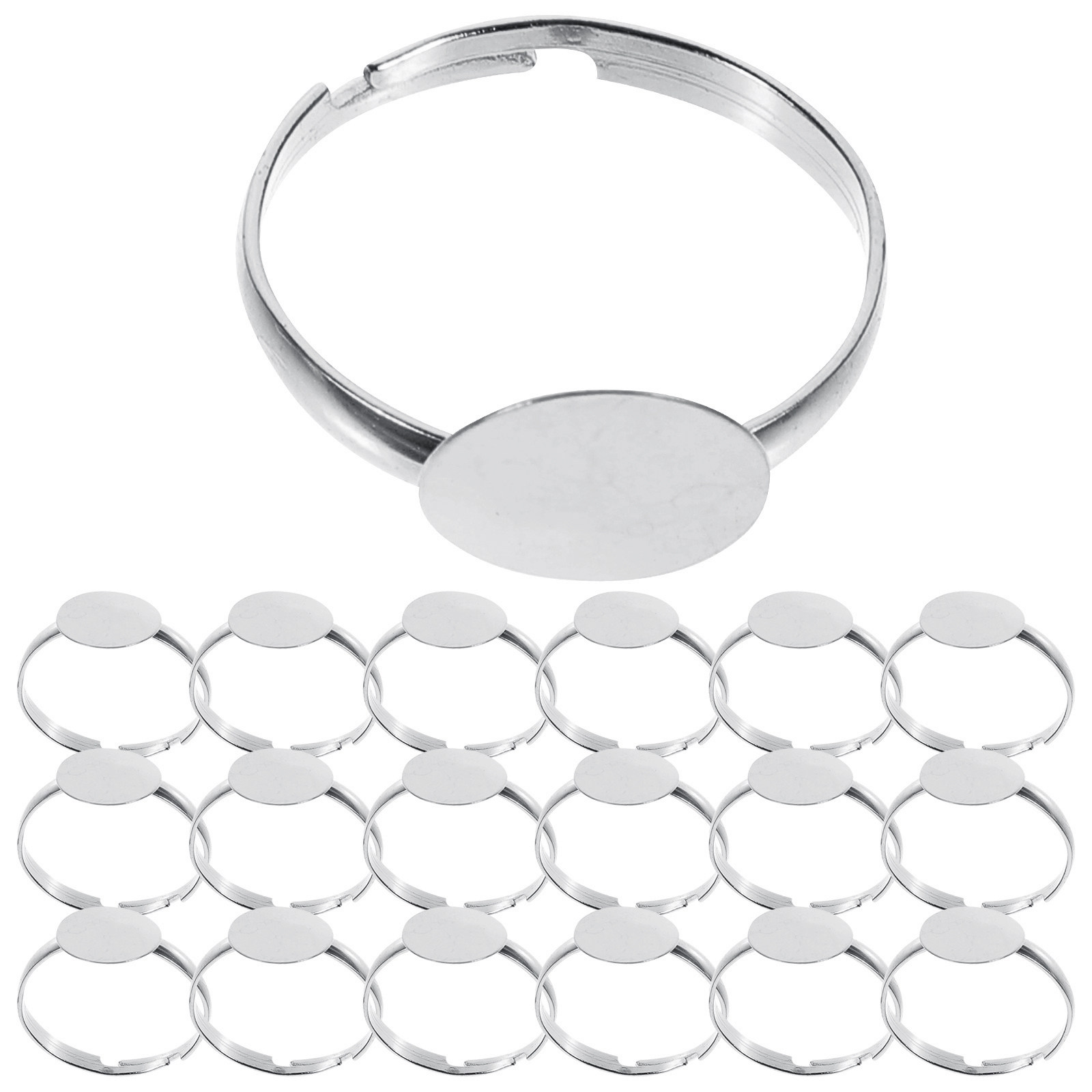 100 buah Cincin Polos dari Pad - Craft Embellishments ulasan dan harga