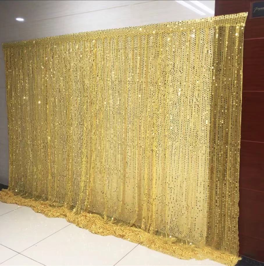 Backdrop Photo Booth Kain Paye - Sequin Fabric Panel ulasan dan harga