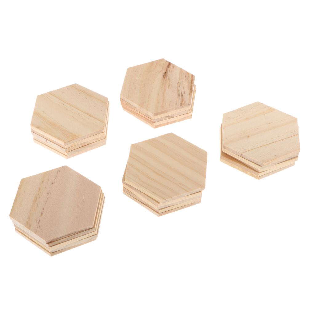 Plakat Persegi Kayu, Hiasan Ka - Craft Embellishments ulasan dan harga