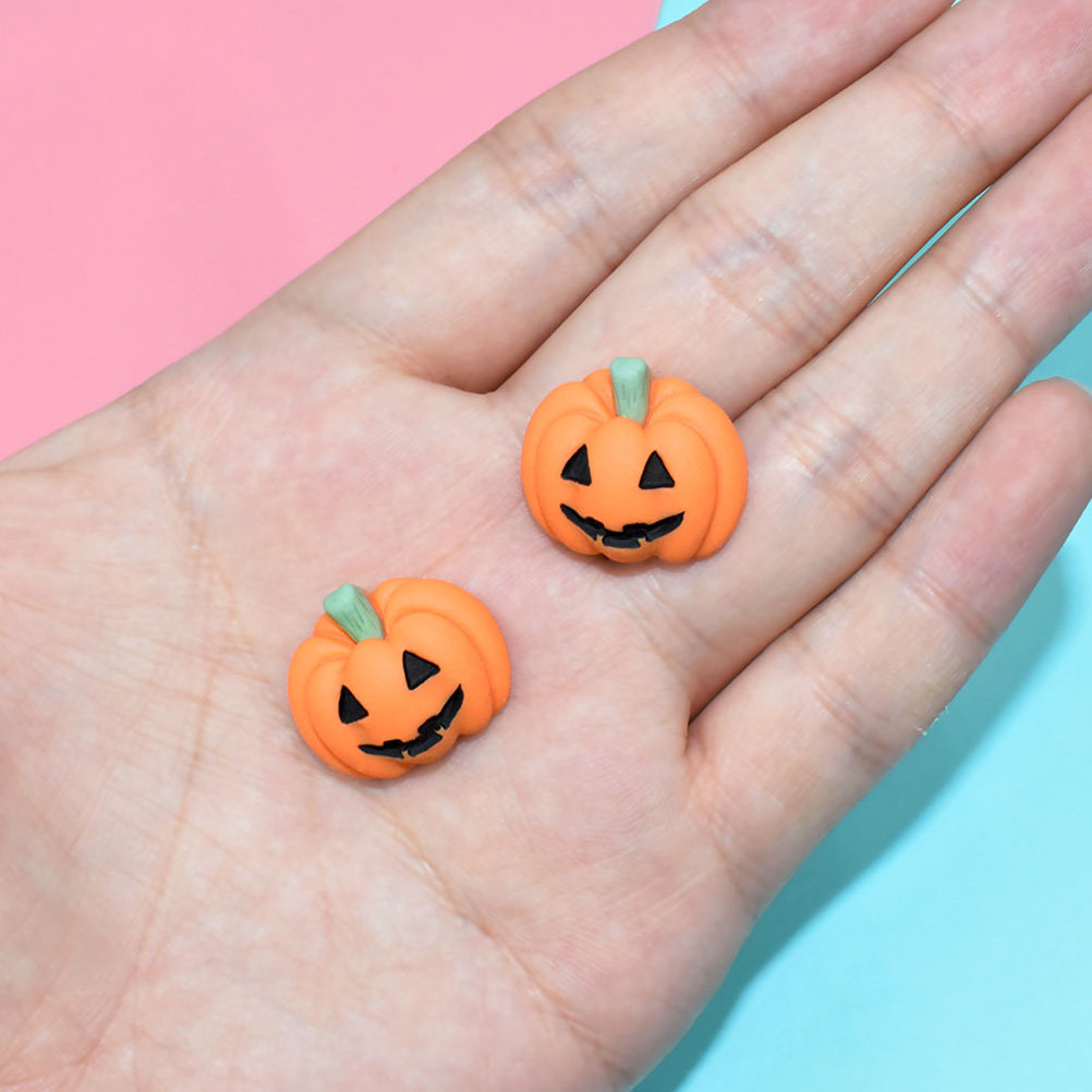 20 buah hiasan labu Halloween  - Craft Embellishments ulasan dan harga