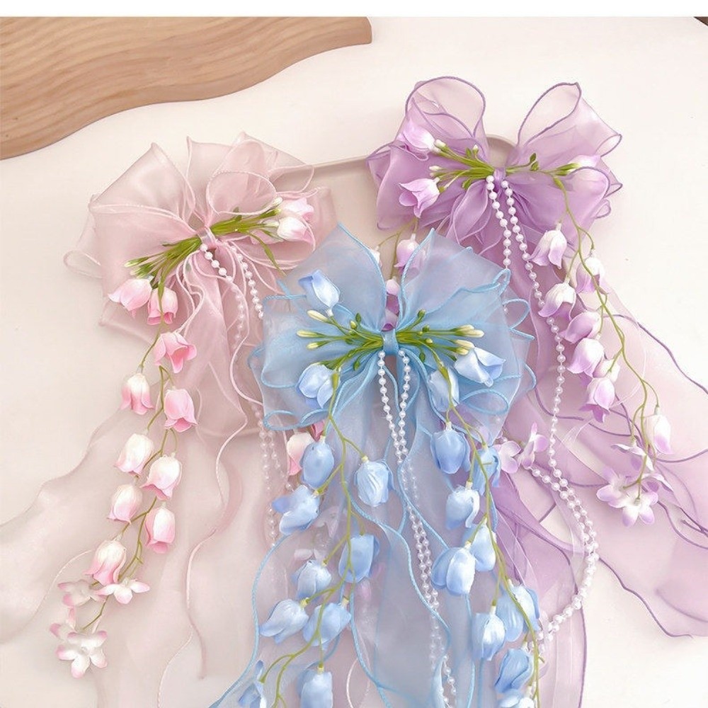 Jepit Rambut Bunga Peri Manis  - Tassel Fringe Trim ulasan dan harga