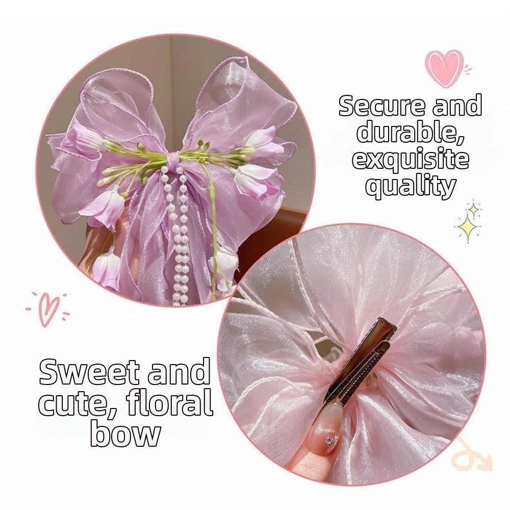 Jepit Rambut Bunga Peri Manis  - Tassel Fringe Trim ulasan dan harga