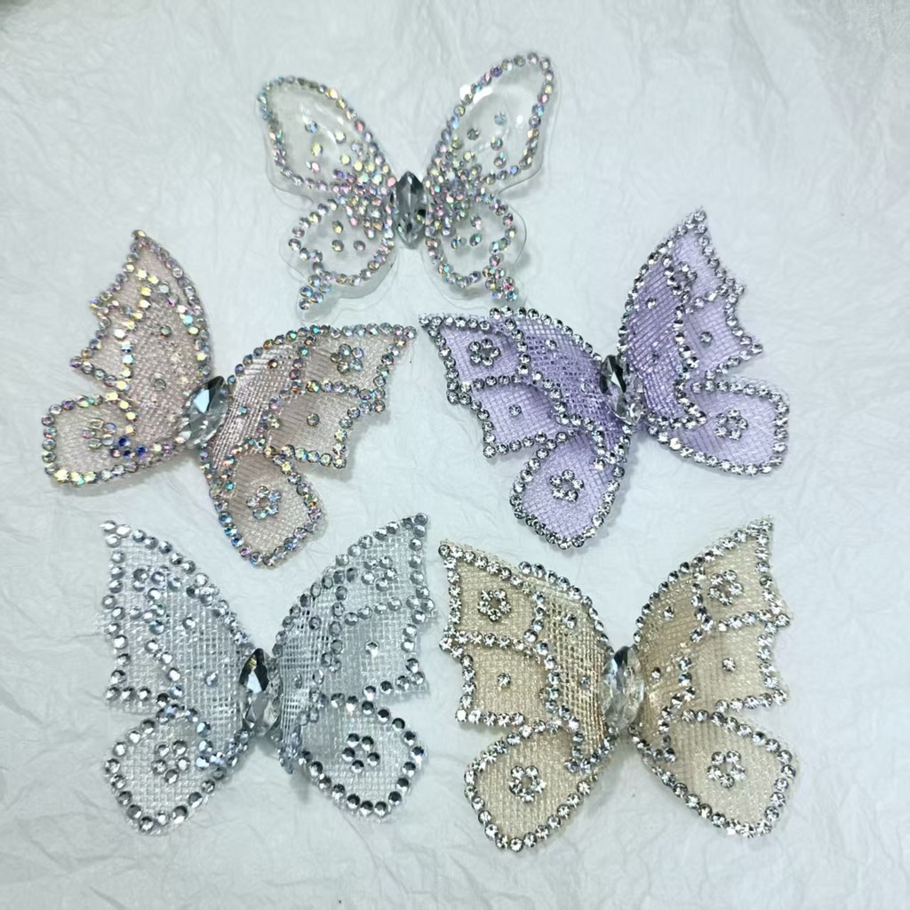Aplikasi Kupu-kupu Berhias Ber - Sew On Rhinestone ulasan dan harga