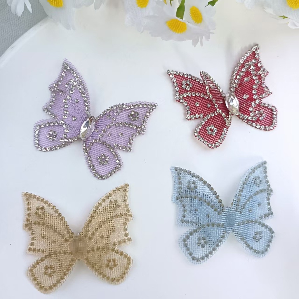 Aplikasi Kupu-kupu Berhias Ber - Sew On Rhinestone ulasan dan harga